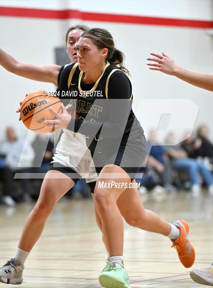 Thumbnail 1 in West vs. Woodland Christian (Sac Adventist Holiday Invitational) photogallery.