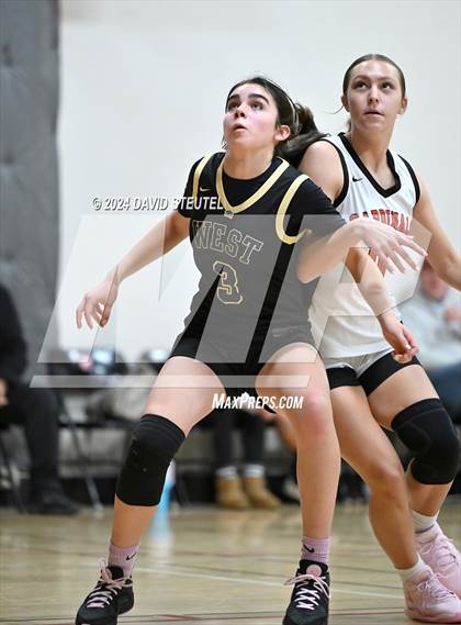 Thumbnail 2 in West vs. Woodland Christian (Sac Adventist Holiday Invitational) photogallery.