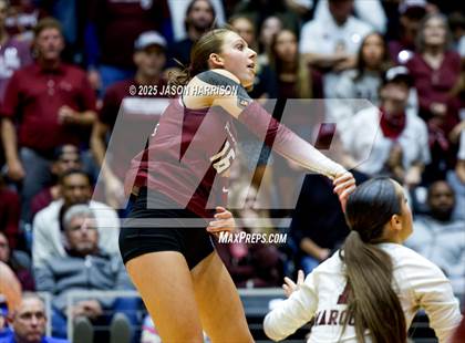Thumbnail 1 in Austin High vs. Southlake Carrol (UIL 6A D2 Volleyball Final) photogallery.
