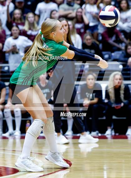 Thumbnail 3 in Austin High vs. Southlake Carrol (UIL 6A D2 Volleyball Final) photogallery.