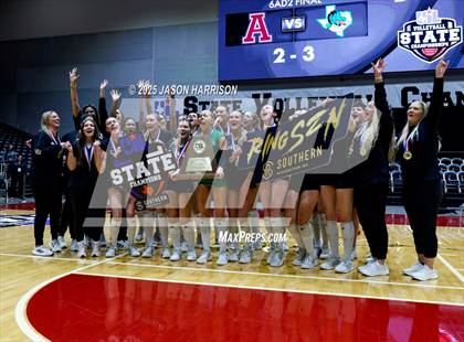Thumbnail 2 in Austin High vs. Southlake Carrol (UIL 6A D2 Volleyball Final) photogallery.