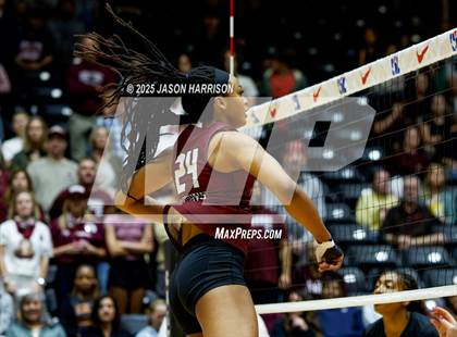 Thumbnail 2 in Austin High vs. Southlake Carrol (UIL 6A D2 Volleyball Final) photogallery.
