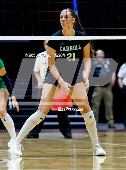 Thumbnail 3 in Austin High vs. Southlake Carrol (UIL 6A D2 Volleyball Final) photogallery.