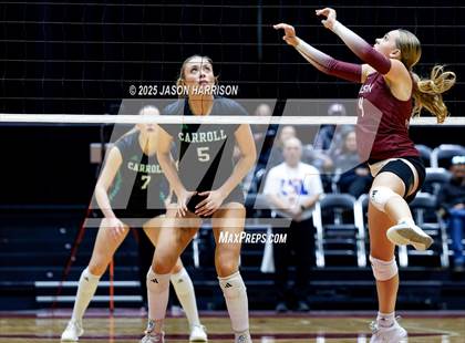 Thumbnail 3 in Austin High vs. Southlake Carrol (UIL 6A D2 Volleyball Final) photogallery.