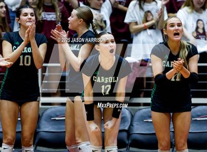 Thumbnail 2 in Austin High vs. Southlake Carrol (UIL 6A D2 Volleyball Final) photogallery.