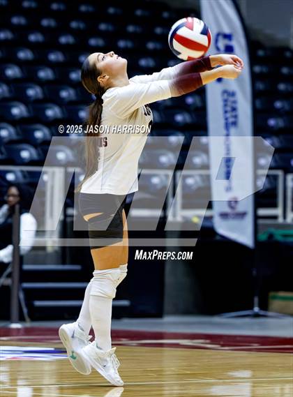 Thumbnail 1 in Austin High vs. Southlake Carrol (UIL 6A D2 Volleyball Final) photogallery.