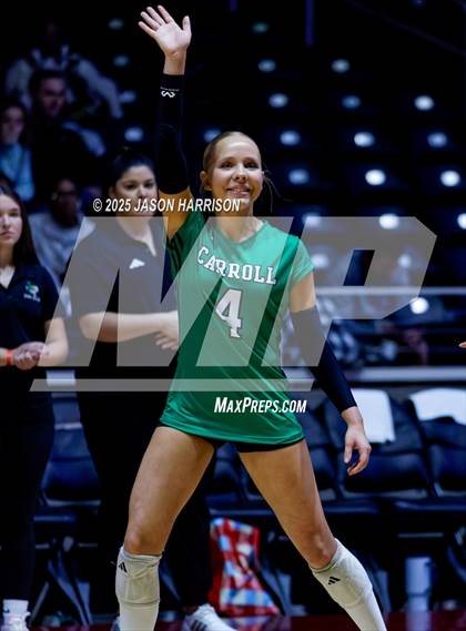 Thumbnail 1 in Austin High vs. Southlake Carrol (UIL 6A D2 Volleyball Final) photogallery.