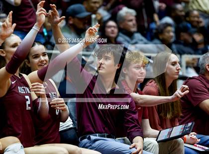 Thumbnail 1 in Austin High vs. Southlake Carrol (UIL 6A D2 Volleyball Final) photogallery.
