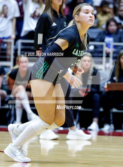 Thumbnail 1 in Austin High vs. Southlake Carrol (UIL 6A D2 Volleyball Final) photogallery.