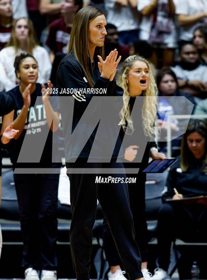 Thumbnail 2 in Austin High vs. Southlake Carrol (UIL 6A D2 Volleyball Final) photogallery.