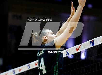Thumbnail 2 in Austin High vs. Southlake Carrol (UIL 6A D2 Volleyball Final) photogallery.