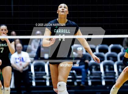 Thumbnail 3 in Austin High vs. Southlake Carrol (UIL 6A D2 Volleyball Final) photogallery.