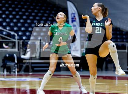 Thumbnail 2 in Austin High vs. Southlake Carrol (UIL 6A D2 Volleyball Final) photogallery.