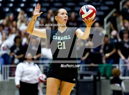 Thumbnail 2 in Austin High vs. Southlake Carrol (UIL 6A D2 Volleyball Final) photogallery.