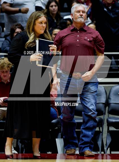 Thumbnail 1 in Austin High vs. Southlake Carrol (UIL 6A D2 Volleyball Final) photogallery.