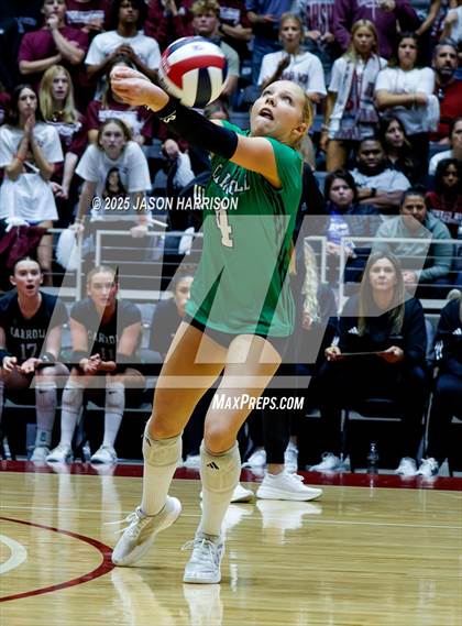 Thumbnail 2 in Austin High vs. Southlake Carrol (UIL 6A D2 Volleyball Final) photogallery.