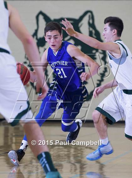 Thumbnail 2 in Horizon vs New Trier (Horizon Holiday Hoops Tournament) photogallery.