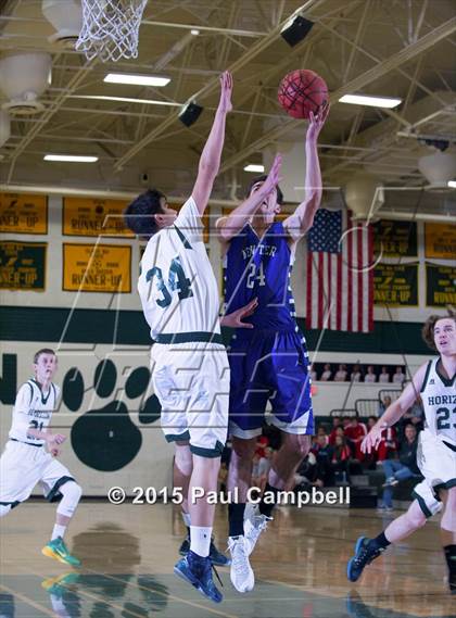 Thumbnail 3 in Horizon vs New Trier (Horizon Holiday Hoops Tournament) photogallery.