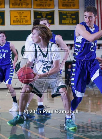 Thumbnail 2 in Horizon vs New Trier (Horizon Holiday Hoops Tournament) photogallery.