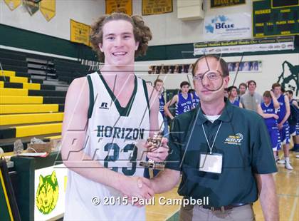 Thumbnail 1 in Horizon vs New Trier (Horizon Holiday Hoops Tournament) photogallery.