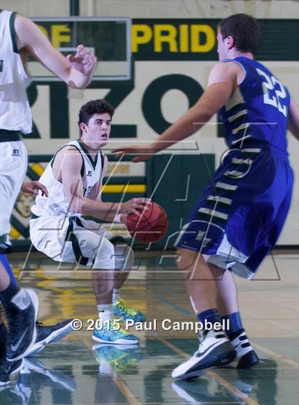 Thumbnail 3 in Horizon vs New Trier (Horizon Holiday Hoops Tournament) photogallery.