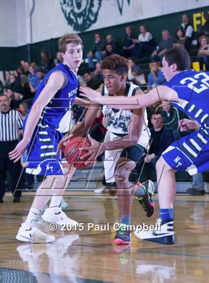 Thumbnail 3 in Horizon vs New Trier (Horizon Holiday Hoops Tournament) photogallery.