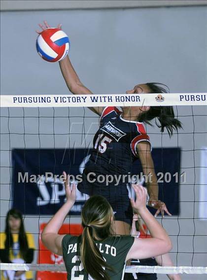 Thumbnail 2 in Palo Alto vs. Marymount (CIF State D1 Final) photogallery.
