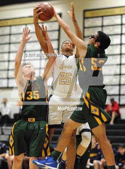 Thumbnail 2 in Crean Lutheran vs. Brea Olinda (North Orange County Tournament) photogallery.
