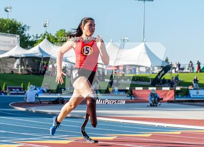 Thumbnail 1 in CIF State Track and Field Championships (Girls Wheelchair and Ambulatory Finals) photogallery.