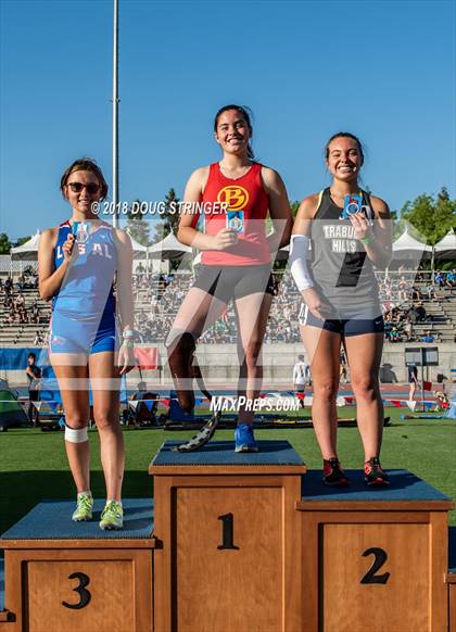 Thumbnail 1 in CIF State Track and Field Championships (Girls Wheelchair and Ambulatory Finals) photogallery.