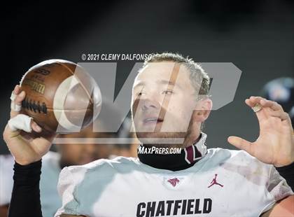Thumbnail 1 in Chatfield vs Dakota Ridge (CHSAA 4A Third Round Playoff) photogallery.