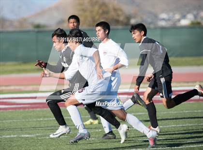 Thumbnail 3 in Hesperia vs Paloma Valley (CIF SS D5 Round 1 Playoff) photogallery.