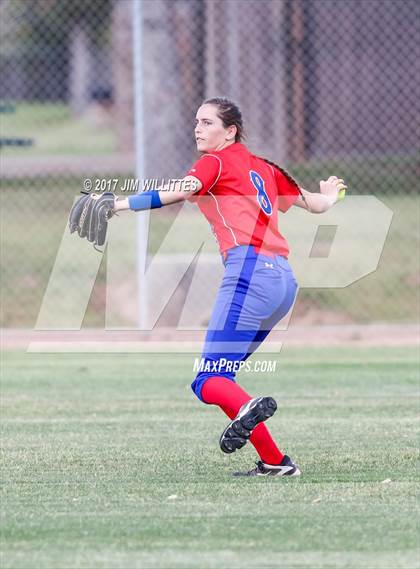 Thumbnail 1 in Casteel vs. Holbrook (Chandler Prep Softball Classic)  photogallery.