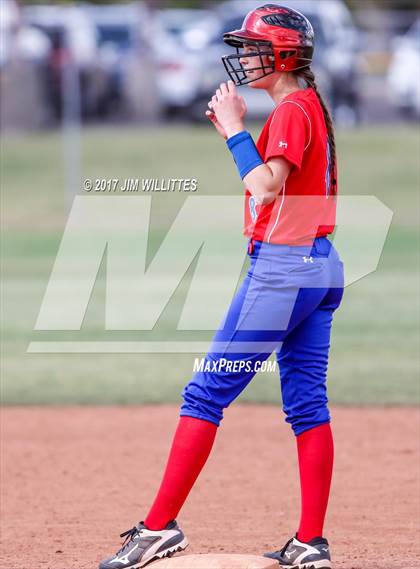 Thumbnail 1 in Casteel vs. Holbrook (Chandler Prep Softball Classic)  photogallery.