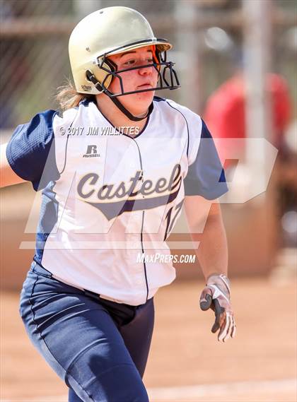 Thumbnail 3 in Casteel vs. Holbrook (Chandler Prep Softball Classic)  photogallery.