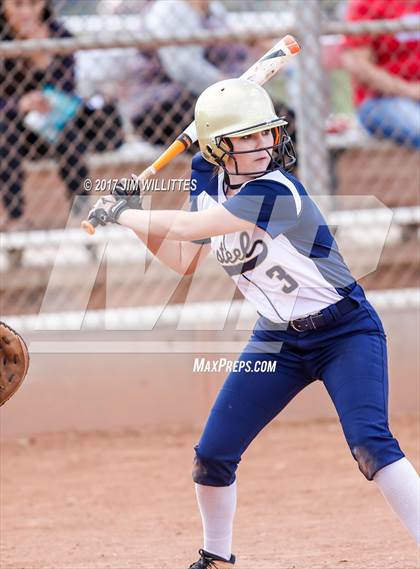 Thumbnail 2 in Casteel vs. Holbrook (Chandler Prep Softball Classic)  photogallery.