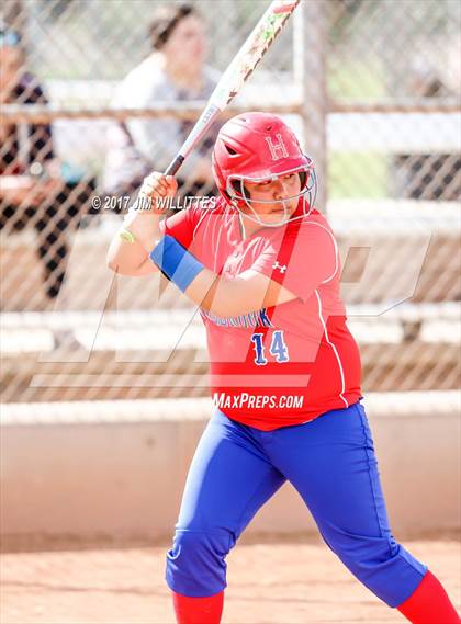 Thumbnail 1 in Casteel vs. Holbrook (Chandler Prep Softball Classic)  photogallery.
