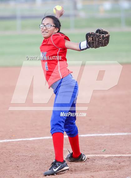 Thumbnail 3 in Casteel vs. Holbrook (Chandler Prep Softball Classic)  photogallery.