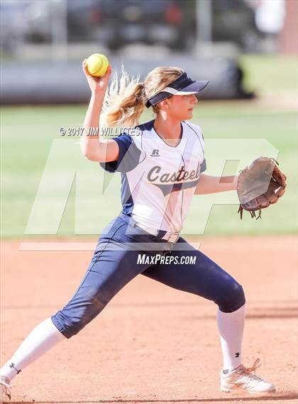 Thumbnail 3 in Casteel vs. Holbrook (Chandler Prep Softball Classic)  photogallery.
