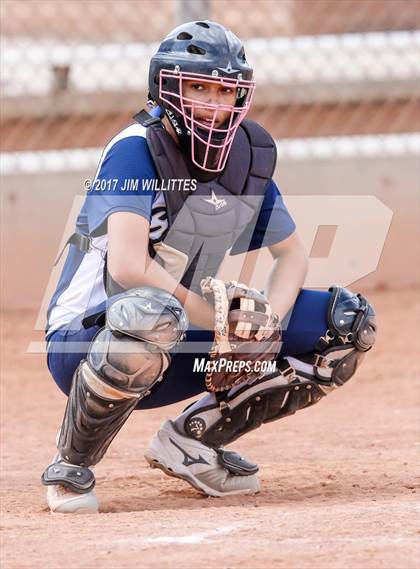 Thumbnail 3 in Casteel vs. Holbrook (Chandler Prep Softball Classic)  photogallery.