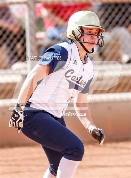Thumbnail 1 in Casteel vs. Holbrook (Chandler Prep Softball Classic)  photogallery.