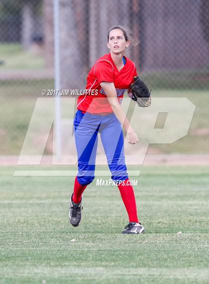 Thumbnail 1 in Casteel vs. Holbrook (Chandler Prep Softball Classic)  photogallery.