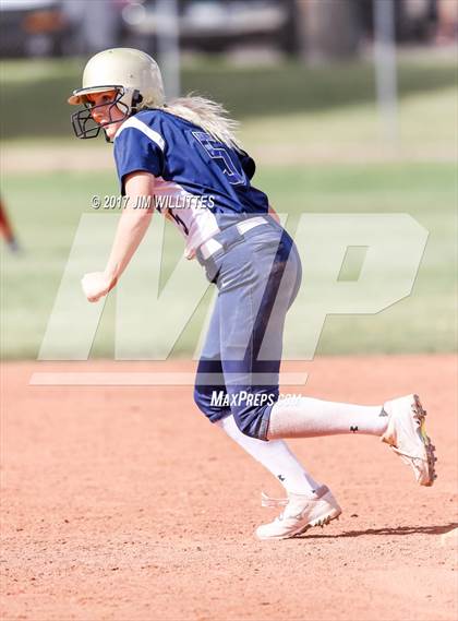 Thumbnail 2 in Casteel vs. Holbrook (Chandler Prep Softball Classic)  photogallery.