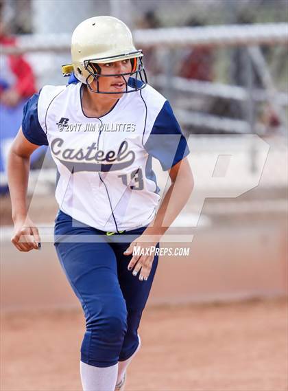 Thumbnail 1 in Casteel vs. Holbrook (Chandler Prep Softball Classic)  photogallery.