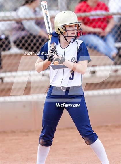 Thumbnail 1 in Casteel vs. Holbrook (Chandler Prep Softball Classic)  photogallery.