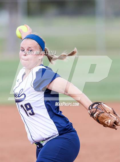 Thumbnail 2 in Casteel vs. Holbrook (Chandler Prep Softball Classic)  photogallery.