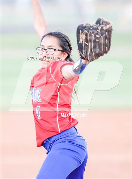 Thumbnail 1 in Casteel vs. Holbrook (Chandler Prep Softball Classic)  photogallery.