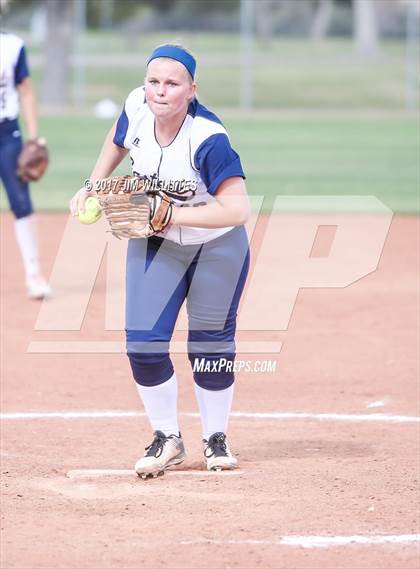 Thumbnail 3 in Casteel vs. Holbrook (Chandler Prep Softball Classic)  photogallery.