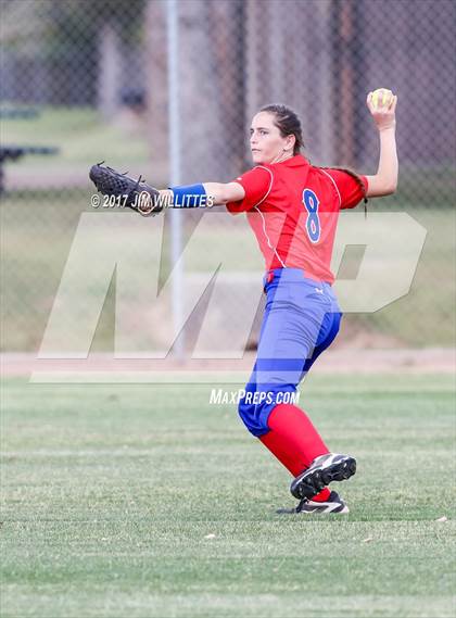 Thumbnail 2 in Casteel vs. Holbrook (Chandler Prep Softball Classic)  photogallery.