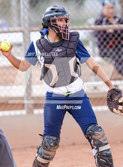 Thumbnail 1 in Casteel vs. Holbrook (Chandler Prep Softball Classic)  photogallery.
